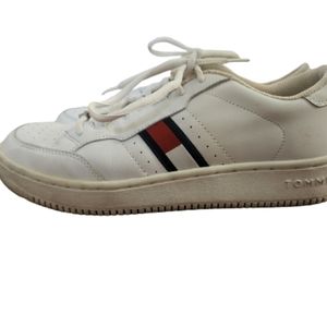 Vintage White Tommy Hilfiger Sneakers 1990's Unisex Size 8.5